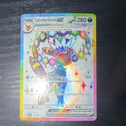 Pokemon Umbreon ex SVP176 Scarlet & Violet Promo Full Art Holo EX Card - Image 3