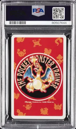 1996 POKEMON RED VERSION PLAYING CARDS 4 OF HEARTS #144A ARTICUNO PSA 10 - Image 2