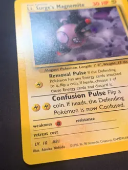 LT. SURGES MAGNEMITE - 050/132 - GYM HEROES - POKEMON CARD - LP - Image 2