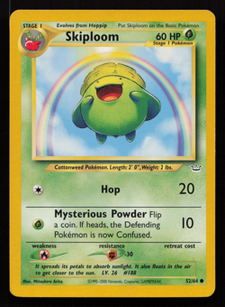 2001 Pokemon Neo Revelation Unlimited - SKIPLOOM - Base card no. 52/64 - Image 1