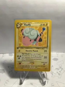 Pokemon Card - Flaaffy 1st Edition Neo Revelation 28/64 Common - Image 2