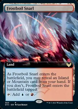 Frostboil Snarl (Extended) [Strixhaven: School of Mages] Magic MTG - Image 1