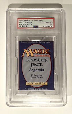 MTG Legends Sealed Booster Pack - PSA 10 - MINT - Vintage - Image 1
