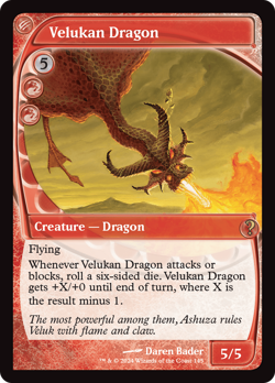 Velukan Dragon (Future Sight) #145 | NM | Mystery Booster 2 MB2 | Magic MTG - Image 1