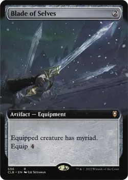 Foil - Blade of Selves (Extended Art) - 596 / NM / English MTG - Image 1