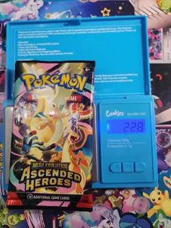 EXTREMELY HEAVY! 22.8g GOD PACKUUU Ascended Heroes Pokemon TCG Booster (SEALED) - Image 1