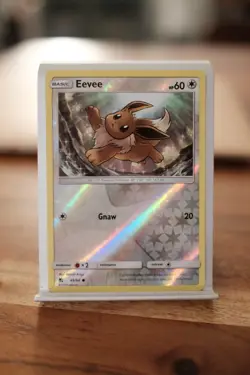 Eevee [Reverse Holo] #49 Pokemon Hidden Fates - Image 1