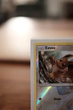 Eevee [Reverse Holo] #49 Pokemon Hidden Fates - Image 2