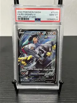 RAPID STRIKE URSHIFU V PSA 10 2022 POKEMON SWSH BRILLIANT STARS #TG20/TG30 - Image 1