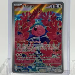 Pokemon TCG Paldea Evolved Flamigo #227/193 Illustration Rare LP - Image 1
