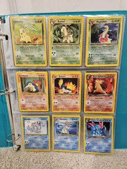 Complete Original 251 Johto Set (152-251) 18x Holos 2000 Vintage Pokemon Binder - Image 1