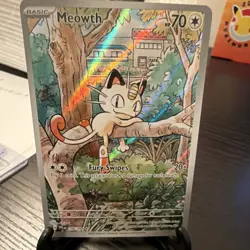 Meowth 106/094 Me02: Phantasmal Flames Holo Illustration Rare Pokemon TCG - Image 1