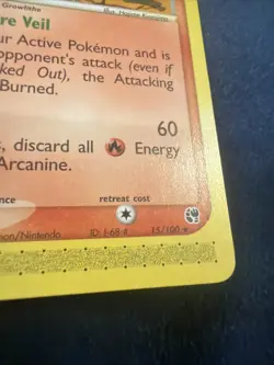 Arcanine 15/100 Sandstorm Regular Vintage Pokemon TCG - Image 4