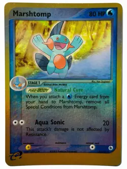 Marshtomp - EX Ruby & Sapphire 41/109 2003 - E Reader - Pokemon - Reverse Holo - Image 1