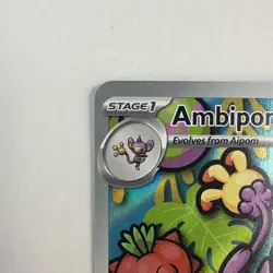 Ambipom 107/094 Illustration Rare Me02: Phantasmal Flames Pokemon TCG NM/MINT - Image 2