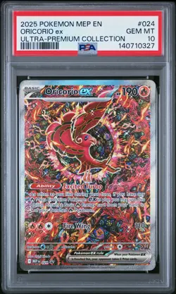 2025 POKEMON MEP EN-ME ULTRA-PREMIUM COLLECTION ORICORIO EX PSA 10 - Image 1