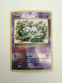 Pokemon TCG Mew Nintendo Promo Holo Basic Psychic 53/108 2016 - Image 1