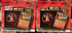 (2) Pokemon Mega Evolution S2.5 Ascended Heroes Tech Sticker - Charmander - Image 1