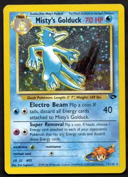 Misty's Golduck Holofoil 12/132 Pokemon Gym Challenge - Image 1