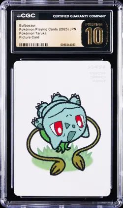 2025 POKEMON TARUKA BULBASAUR CGC 10 PRISTINE - Image 1