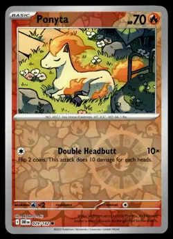 PONYTA 029/182 Common Destined Rivals Pokemon Reverse Holo NM - Image 1