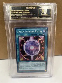 Yu-Gi-Oh! - Salamangreat Circle - (RA03-EN066) 1st Edition, Super Rare Crown 9.5 - Image 1