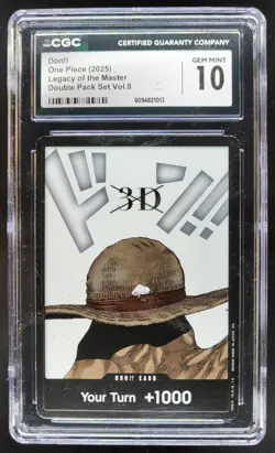 2025 ONE PIECE CCG DON!! LEGACY OF THE MASTER CGC 10 A PT - Image 1