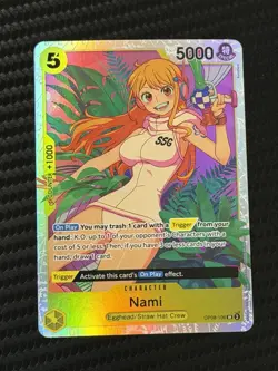 One Piece CCG Two Legends Nami OP08-106 SR Super Rare English NM! - Image 1