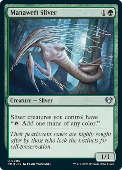 Manaweft Sliver [Commander Masters] Magic MTG - Image 1