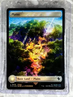 Plains Chocobo Track Foil MTG Final Fantasy FIN NM X1 - Image 1