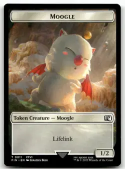Moogle (0011) // Treasure (0023) Double-Sided Token T FINAL FANTASY 11 // 23 NM - Image 1