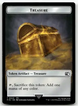 Moogle (0011) // Treasure (0023) Double-Sided Token T FINAL FANTASY 11 // 23 NM - Image 2