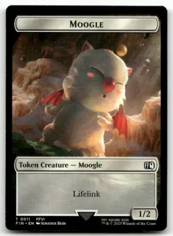 Moogle (0011) // Copy (0001) Double-Sided Token T FINAL FANTASY 11 // 1 NM - Image 1