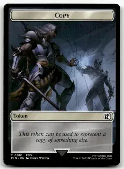 Moogle (0011) // Copy (0001) Double-Sided Token T FINAL FANTASY 11 // 1 NM - Image 2