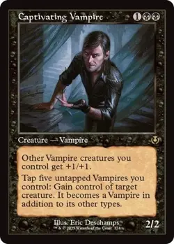 MTG TCG Captivating Vampire (Retro Frame) Innistrad Remastered Regular - Image 1