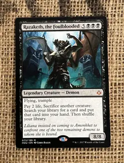 MTG, Razaketh, the Foulblooded, LP - Image 1