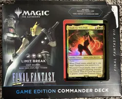 MTG FFVII Commander Deck, Game Edition (Includes Cloud, Midgar Mercenary Promo) - Image 1