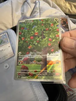 Pokemon Applin 185/167 Twilight Masquerade Illustration Rare Full Art Holo C15 - Image 1