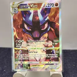 Lucario VSTAR Promo #291- Crown Zenith SWSH NM-M, HOLO POKEMON CARD TCG CCG EN - Image 1