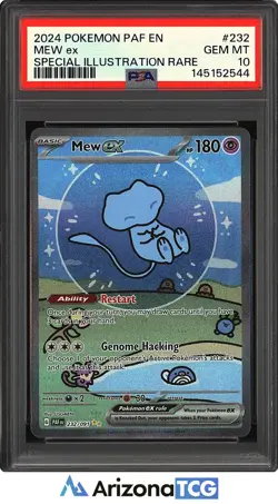 Pokemon 2024 Shiny Mew ex 232/091 SIR Paldean Fates GEM MINT PSA 10 - Image 1