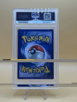 1999 Pokemon Shadowless Base Set Poliwrath #13 PSA 9 - Image 2