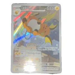 Pokemon Raichu 211/193 Sv02: Paldea Evolved Illustration Rare Holo Card - Image 1