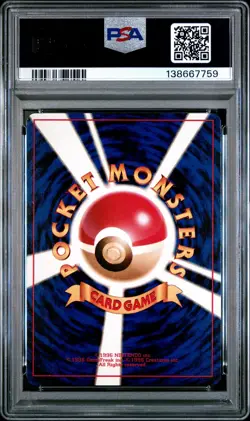 1996 POKEMON BASE SET JAPANESE #1 BULBASAUR PSA 9 - Image 2