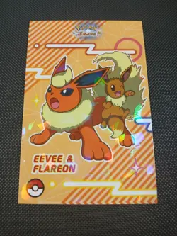 Pokemon Let's Go Eevee Database Set Peru Eevee & Flareon Cracked Ice US Seller - Image 1