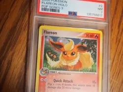 Pokemon 2006 Pop Series 3 Flareon holo card, PSA 7 - Image 2
