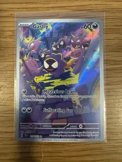 Pokemon TCG Gastly Scarlet & Violet Temporal Forces 177/162 - Image 1