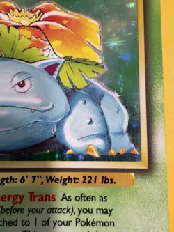 Pokemon Venusaur Base Set 15/102 Holo 1999 WOTC TCG Card - LP - Image 5