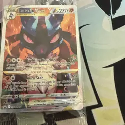 Lucario SWSH291 Full Art Pokemon SWSH Crown Zenith ETB Promo - Image 4