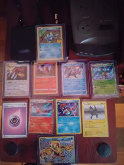 pokemon holo rare 10 card lot "Lightly Played to Heavily Played" - Image 1