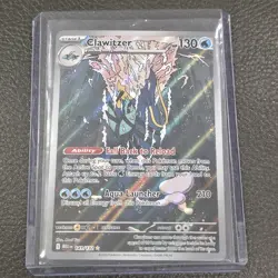 Pokemon TCG Card Clawitzer Mega Evolution 141/132 Illustration Rare - Image 1